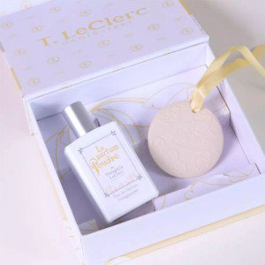 Das Parfüm-Puder Frangipanier Set - Keramik + Eau de Parfum